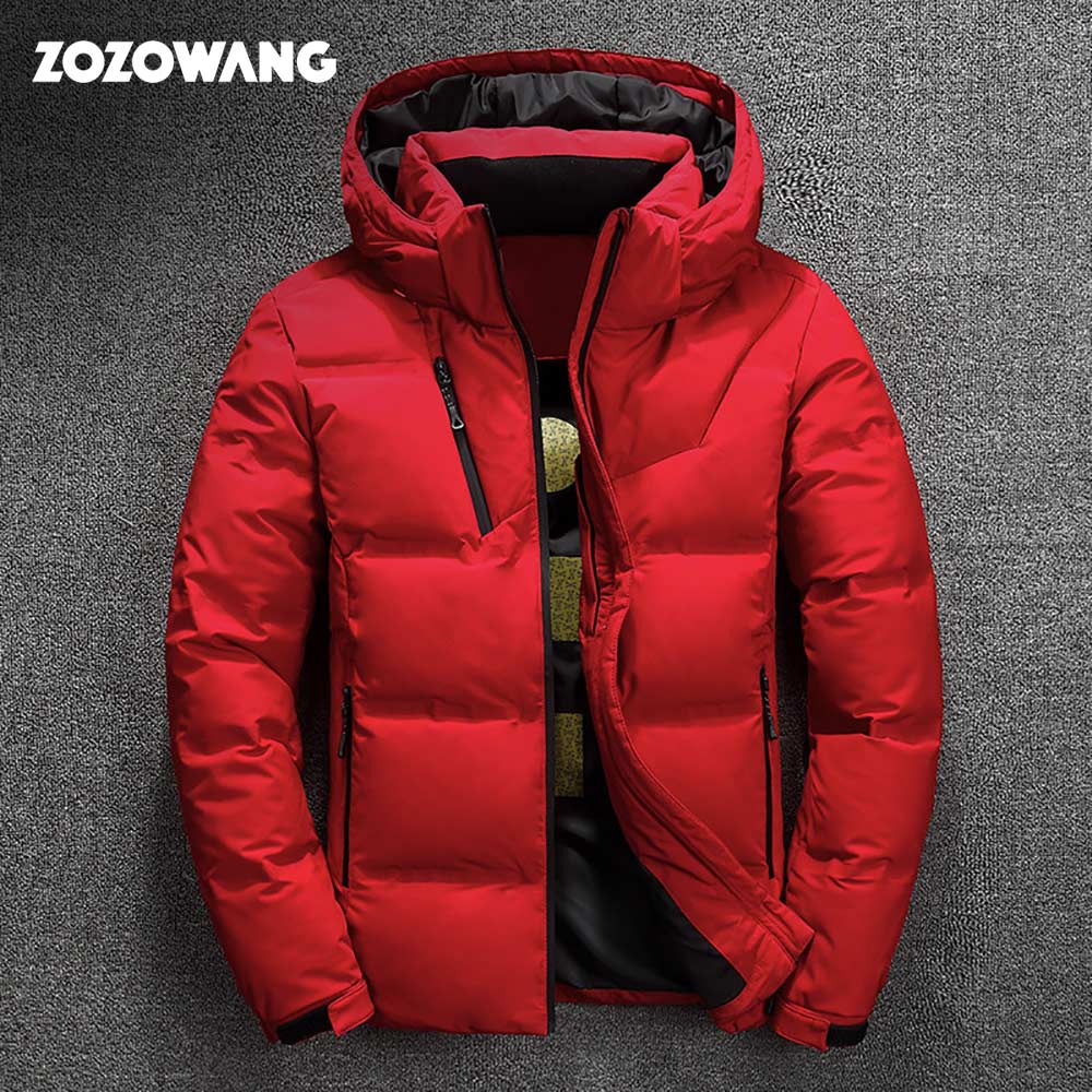 ZOZOWANG High Quality White Duck Thick Down Jacket men coat Snow parkas male Warm Brand Clothing winter Down Jacket Outerwear