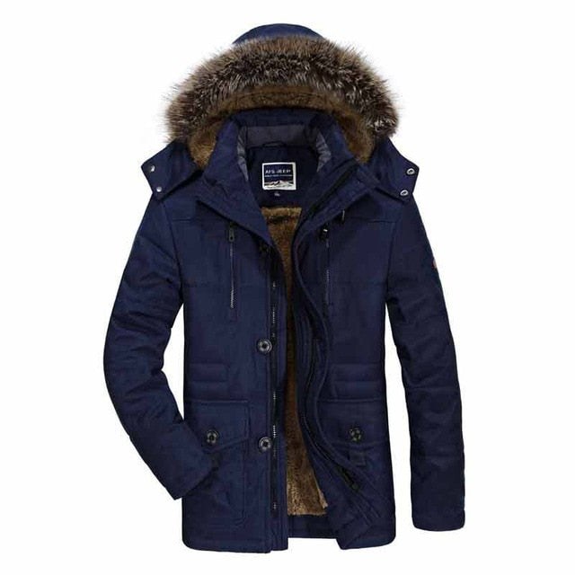 New Winter Jacket Men -15 Degree Thicken Warm Men Parkas Hooded Fleece Man's Jackets Outwear Cotton Coat Parka Jaqueta Masculina