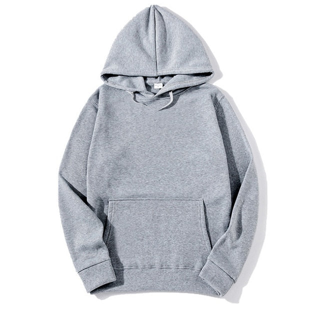 Fashion Brand Men's Hoodies 2019 Spring Autumn Male Casual Hoodies Sweatshirts Men's Solid Color Hoodies Sweatshirt Tops