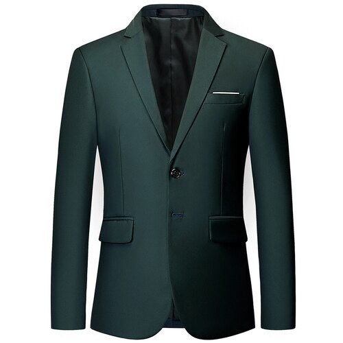 New Groom Wedding High-end Brand Formal Blazer Men Suit Jacket  / Men's Solid Color Casual Business Blazer Large Size Suit Coat