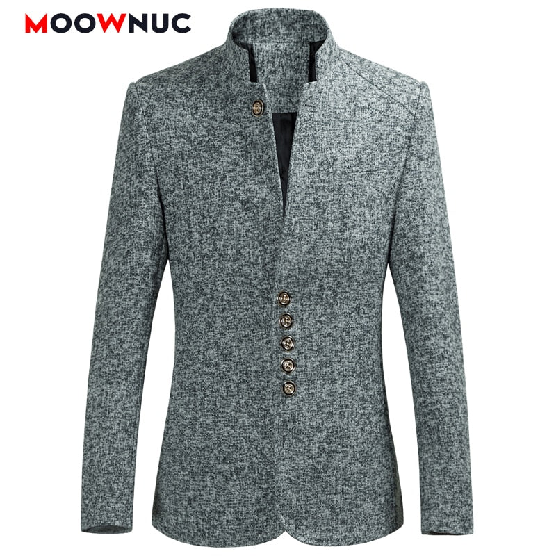 Blazers Men Hot Sale Autumn Chinese style Casual Suits Large Size Male Spring Fashion Suits High Quality Coat Brand MOOWNUC 6XL