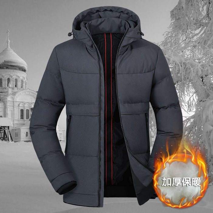 Winter Jacket Men 2019 Thicken Warm Parkas Male Hooded Coat Man Warm Zipper Jackets and Coats Male Outwear Jaqueta Masculina Hot