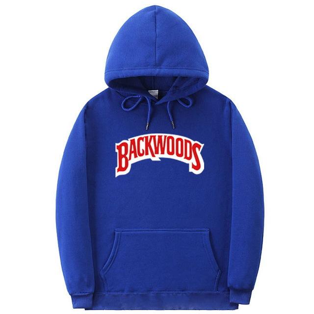 The screw thread cuff Hoodies Streetwear Backwoods Hoodie Sweatshirt Men Fashion autumn winter Hip Hop hoodie pullover