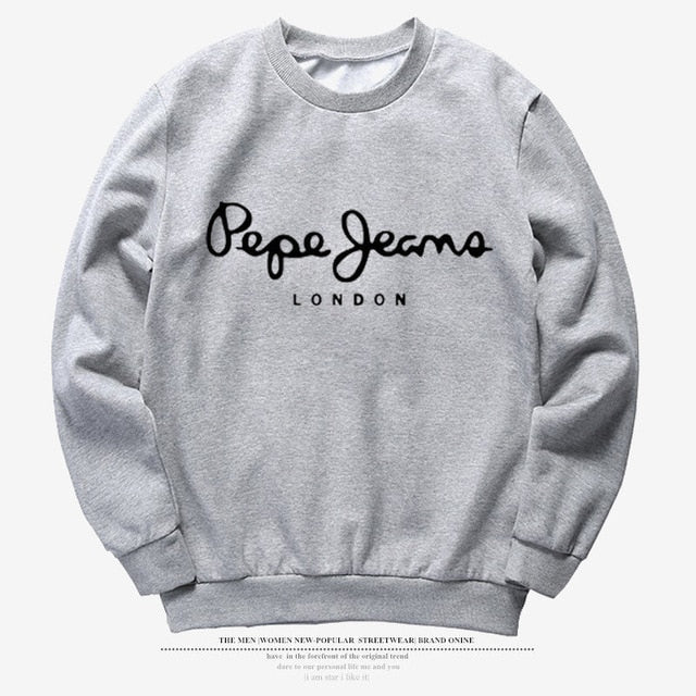 PEPE 2019 new PEPE letter brand printing hoodie sweatshirt men's / women's hooded casual cotton sweatshirt S-3XL