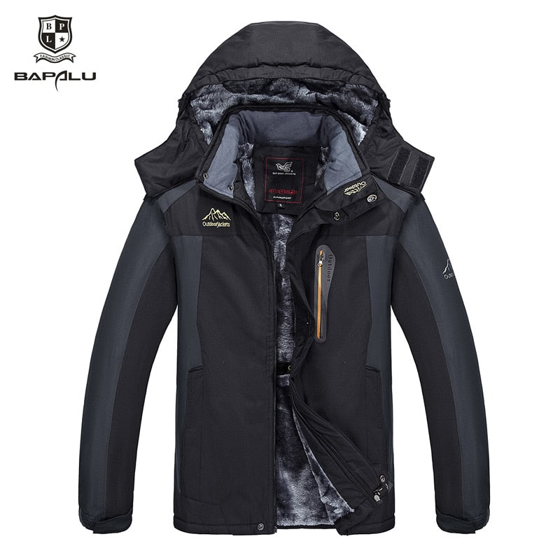 Winter new Large size 7XL 8XL 9XL jacket Men Plus thick velvet Hooded Windbreaker coats men's casual warm jacket coat parka