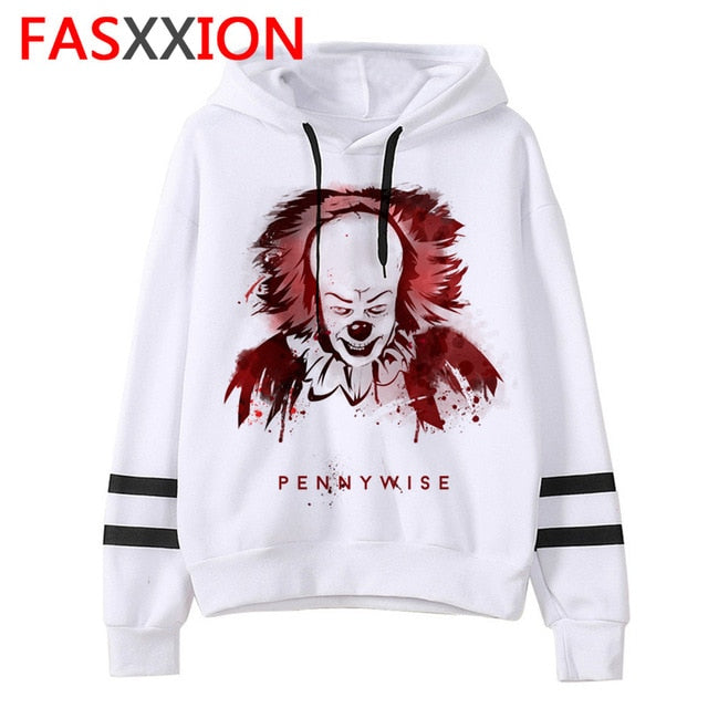 pennywise Hoodies Loser Lover man/women Unisex It Movie Sweatshirt funny Oversized streetwear harajuku ulzzang Graphic male