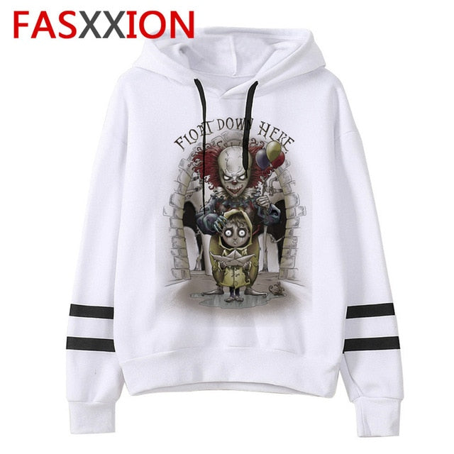 pennywise Hoodies Loser Lover man/women Unisex It Movie Sweatshirt funny Oversized streetwear harajuku ulzzang Graphic male