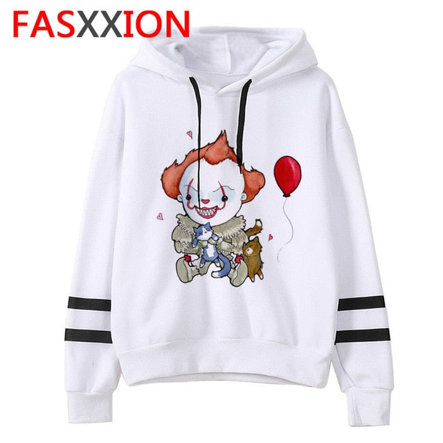 pennywise Hoodies Loser Lover man/women Unisex It Movie Sweatshirt funny Oversized streetwear harajuku ulzzang Graphic male