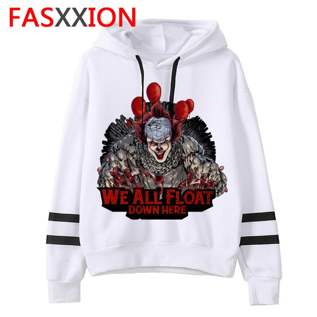 pennywise Hoodies Loser Lover man/women Unisex It Movie Sweatshirt funny Oversized streetwear harajuku ulzzang Graphic male