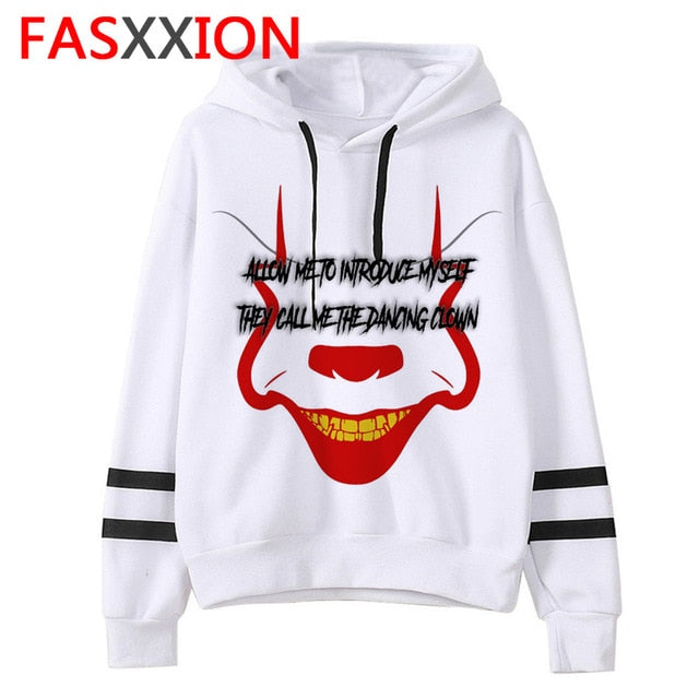 pennywise Hoodies Loser Lover man/women Unisex It Movie Sweatshirt funny Oversized streetwear harajuku ulzzang Graphic male