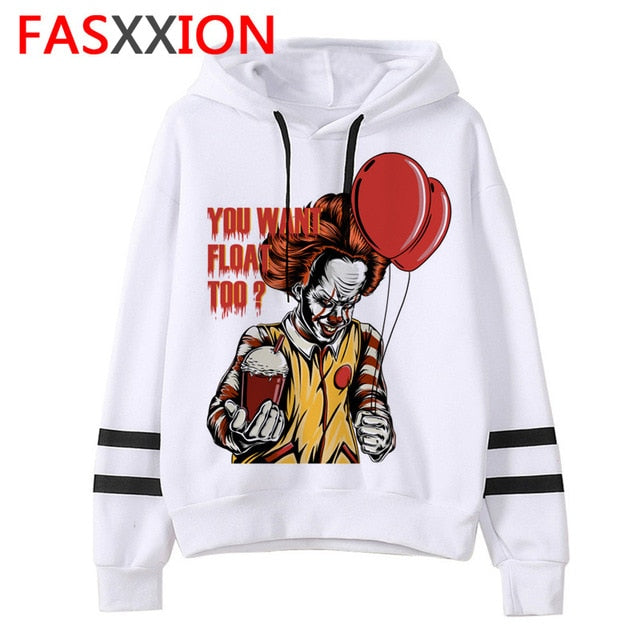 pennywise Hoodies Loser Lover man/women Unisex It Movie Sweatshirt funny Oversized streetwear harajuku ulzzang Graphic male