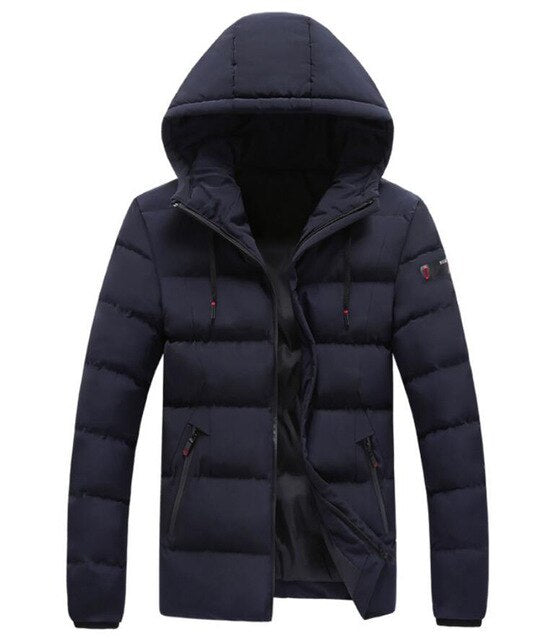 plus size L~7XL 8XL winter Jacket men Thick Warm Casual windbreaker Parka man Hooded Outwear Cotton-padded overcoats
