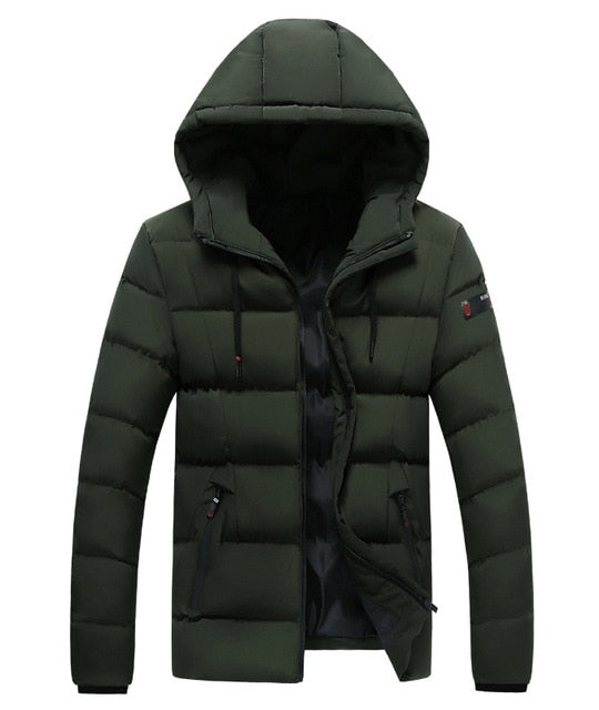 plus size L~7XL 8XL winter Jacket men Thick Warm Casual windbreaker Parka man Hooded Outwear Cotton-padded overcoats