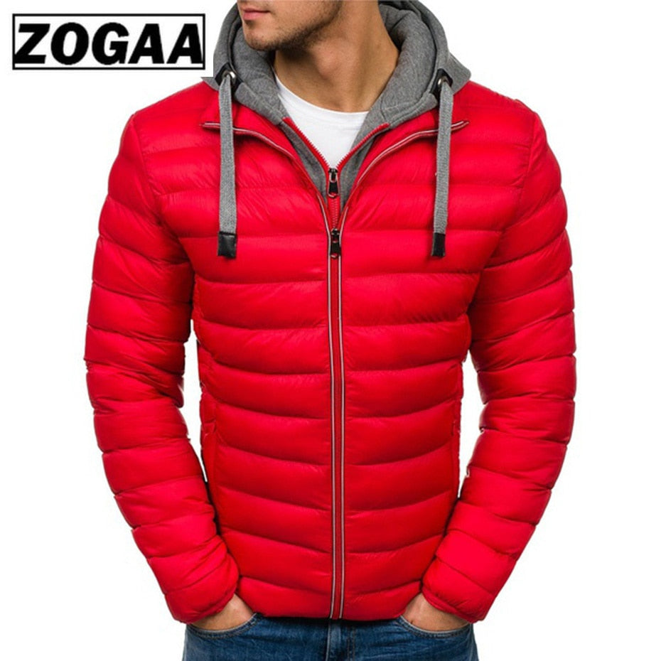 Zogaa 2018 Jacket Parka Men Hot Sale Quality Autumn Winter Warm Outwear Brand Slim Mens Coats Casual Windbreak Jackets Men S-3XL