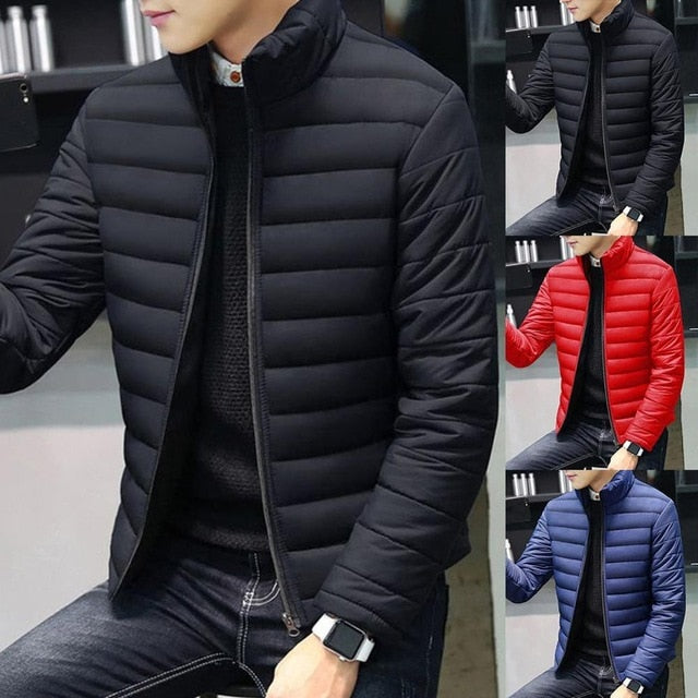 New Winter Jackets Parka Men Autumn Winter Warm Outwear Brand Slim Mens Coats Casual Windbreaker Quilted Jackets Men M-4XL