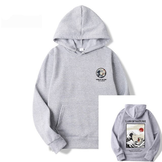 2019 new The playful Japanese cat will be named the law of nature in 2019，2019 new hot sale Hip-hop hoodies.PINSHUN
