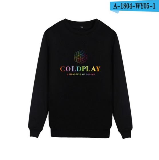 Top band clothing coldplay Britpop Alternative Rock cotton hoodies long sleeve hoodie sweatshirt men women hip hop sweatshirts
