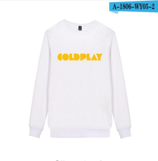 Top band clothing coldplay Britpop Alternative Rock cotton hoodies long sleeve hoodie sweatshirt men women hip hop sweatshirts