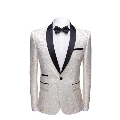 2019 NEW Brand business Embroidery Blazers mens Suits Jackets slim fit men's blazer Masculino Top Quality Dress  size S-3XL 4XL