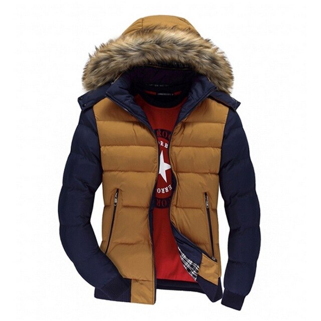 Hot Sell Winter Men's Coats Male Parkas Thick Hooded Fur Collar Parka Men Fleece Jackets Warm Outwear Male Overcoats 5XL 6XL 7XL