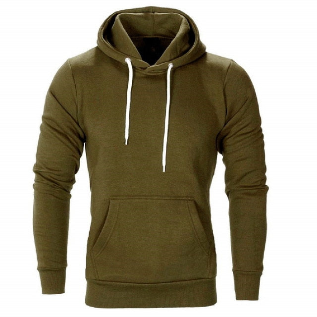 HEFLASHOR 2019 New Autumn Winter Fashion Solid Hoodies Male Large Size Warm Fleece Coat Men Brand Casual Sweatshirt Hooded