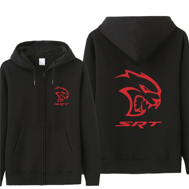 Autumn Dodge Hellcat SRT Sweatshirt Hoodies Men Fashion Coat Pullover Fleece Pullover Unisex Man Dodge Sweatshirts HS-100