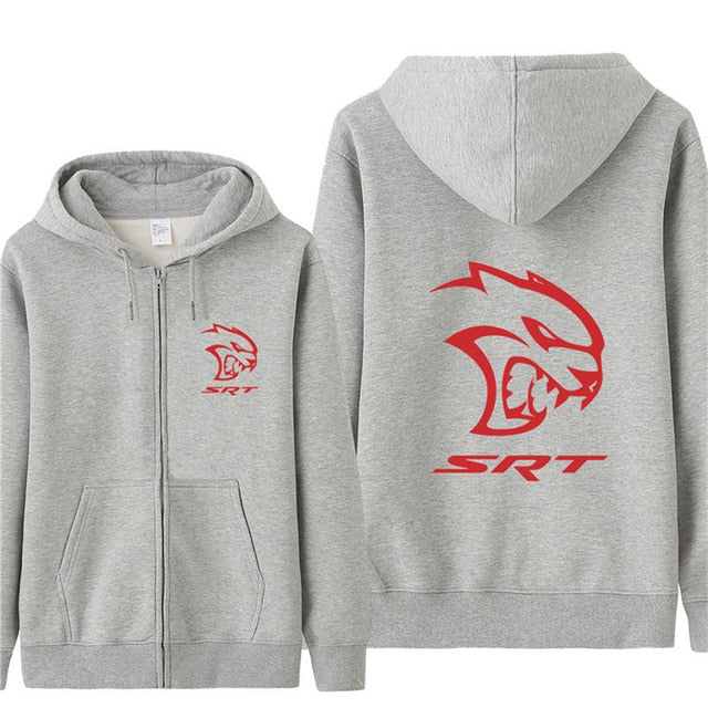 Autumn Dodge Hellcat SRT Sweatshirt Hoodies Men Fashion Coat Pullover Fleece Pullover Unisex Man Dodge Sweatshirts HS-100