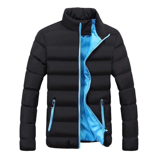 Winter Jacket Men Clothes 2019 Solid Colors Ultra-light Parka Mens Jackets And Coats Stand Collar Bubble Coat Puffer Jackets