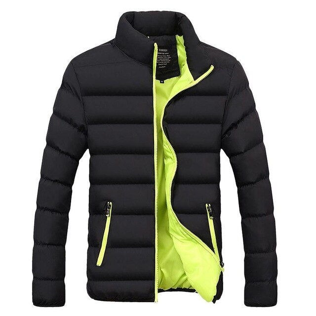 Winter Jacket Men Clothes 2019 Solid Colors Ultra-light Parka Mens Jackets And Coats Stand Collar Bubble Coat Puffer Jackets