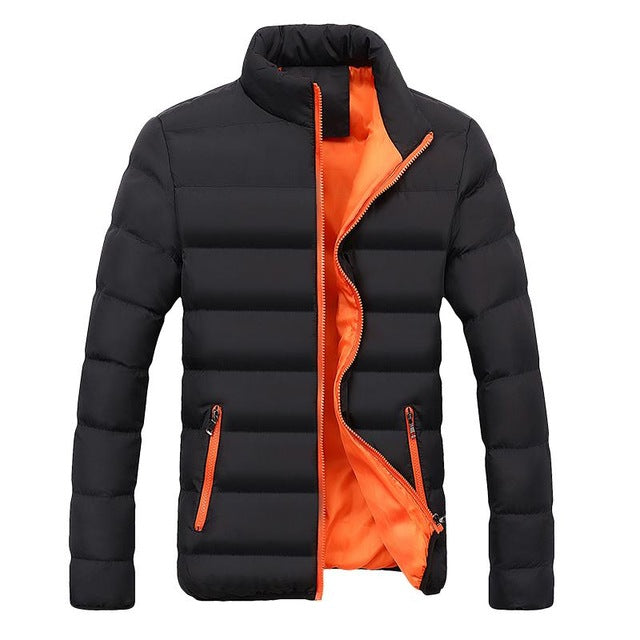 Winter Jacket Men Clothes 2019 Solid Colors Ultra-light Parka Mens Jackets And Coats Stand Collar Bubble Coat Puffer Jackets