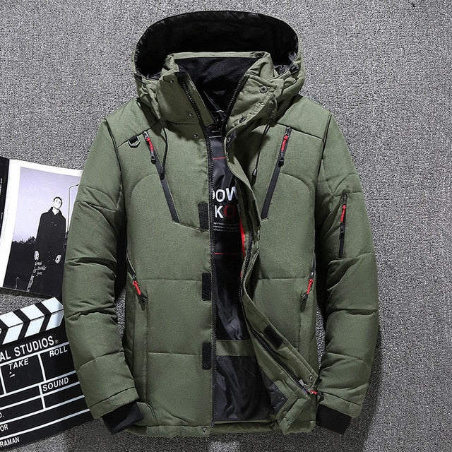 2019 High Quality 90% White Duck Down Jacket men coat Snow parkas male Warm Brand Clothing winter Down Jacket Outerwear