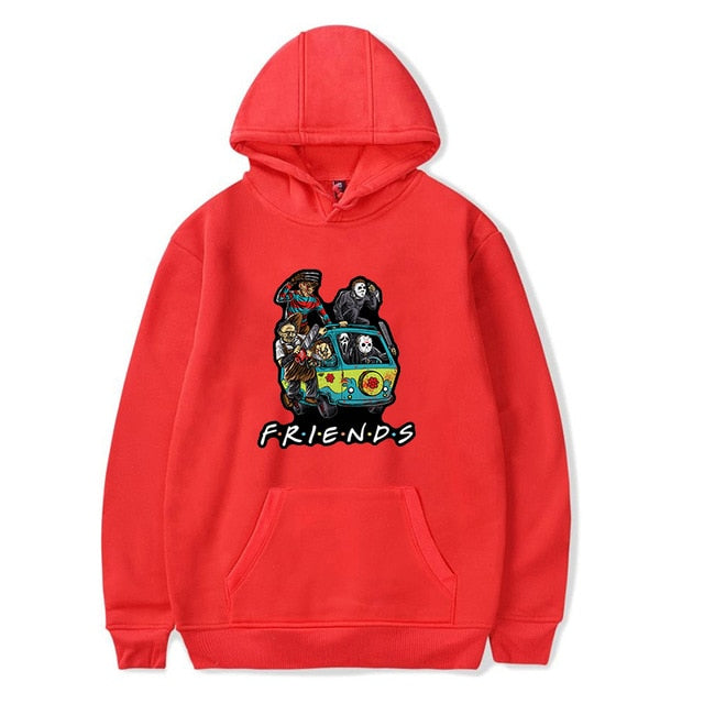 Harajuku Hoodies Sweatshirt Friends Hoodie Womens Clothing Men Black Hoodie Pink Clothes for Girls Outwear Winter Harajuku Shirt