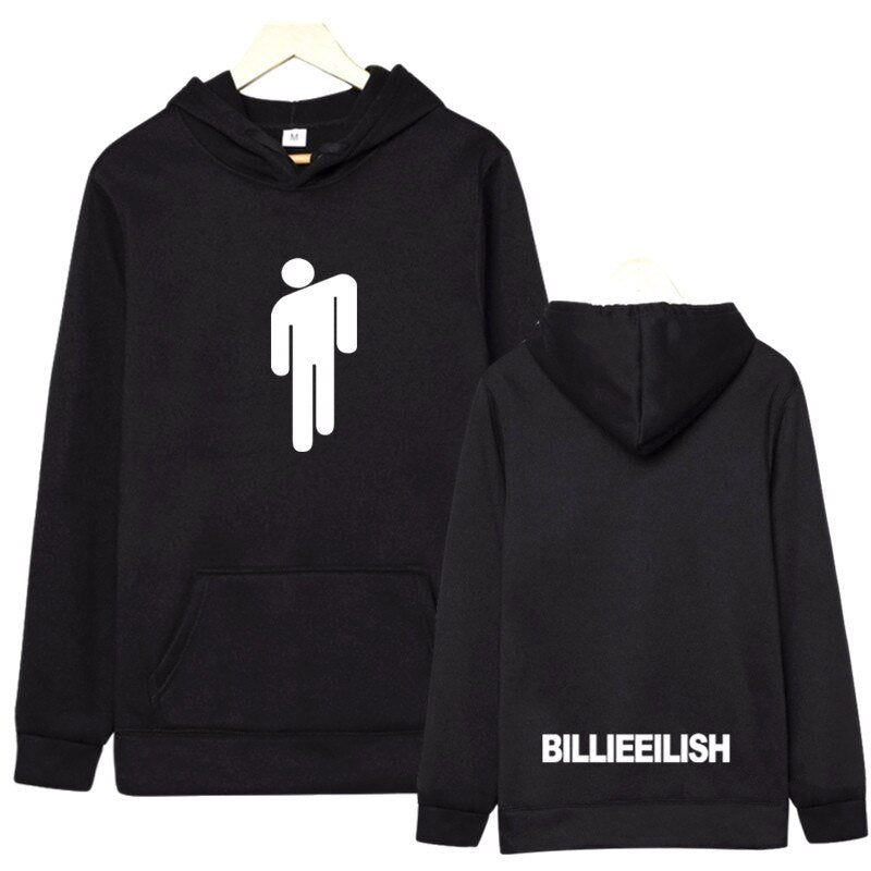 Hot sale Billie Eilish Fashion Printed Hoodies Women/Men Long Sleeve Hooded Sweatshirts Hip Hop Casual Trendy Streetwear Hoodies