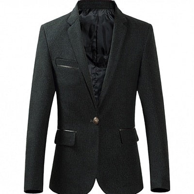 HCXY 2019 Autumn Winter New Business Men's Blazer Men Casual Suit Jackets High quality Men Formal Jacket Coat Popular Design