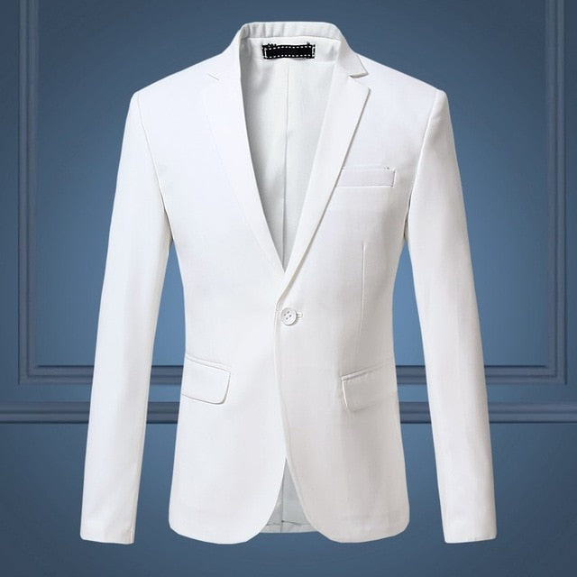 (10 colors) high quality men's business professional dress blazer, large size fashion business solid color slim jacket men's 6XL