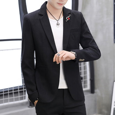 White Mens Blazers 2019 New Arrival Spring Summer Blazer Jackets Man One Button Casual Slim Fit England Style Dress Suit Coat